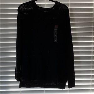 So brand black knit sweater size XL